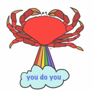 Je doet je krab sticker