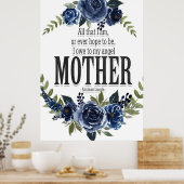 Je dois à mon ange mère poster (Cuisine)
