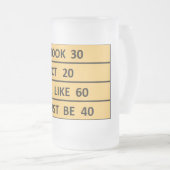JE DOIS ÊTRE 40 MUG (Devant droit)