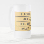 JE DOIS ÊTRE 40 MUG (Devant gauche)