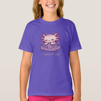 Je Dors Beaucoup - T-shirt Axolotl