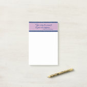 Je draagt het paspoort naar je eigen geluk post-it® notes (Op bureau)