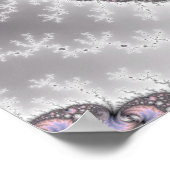 Je draait me rond, fractale kunst poster (Hoek)