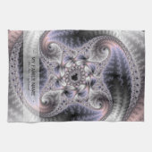 Je draait me rond, fractale kunst theedoek (Horizontaal)