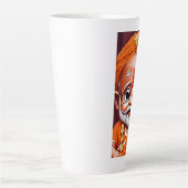 Je drink graag koffie als latte latte mok (Voorkant)