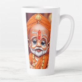 Je drink graag koffie als latte latte mok