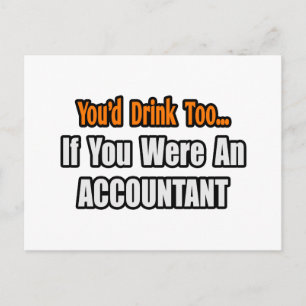 Je Drink ook...accountant Briefkaart