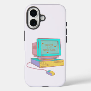 Je e-mail komt niet goed bij me over Funny Retro iPhone 16 Hoesje