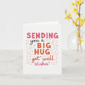 Je een dikke knuffel sturen Get Well Kaart (Gele Bloem)