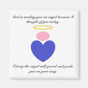 Je een engel Magnet sturen Magneet