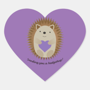 Je een Hedgehug Hégel sturen Hart Sticker