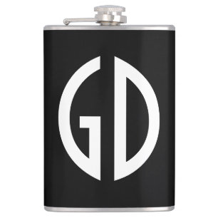 Je Eenvoudige Monogram Ideeën 1 Heupfles