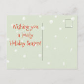 Je eerste kerstfeest als mam en pap. Gingerbrood m Briefkaart (Achterkant)