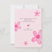 Je eerste Moederdag fotoplatte kaart (Achterkant)