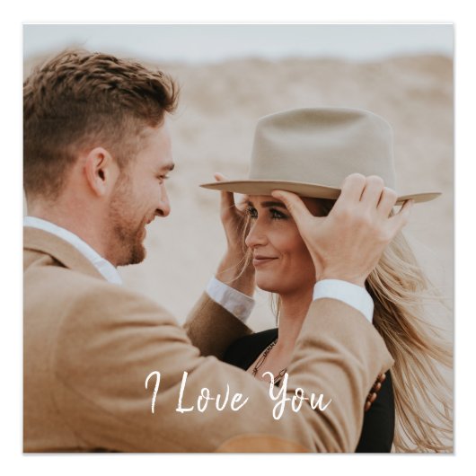 Je eigen aangepaste foto toevoegen afdruk (Voorkant)