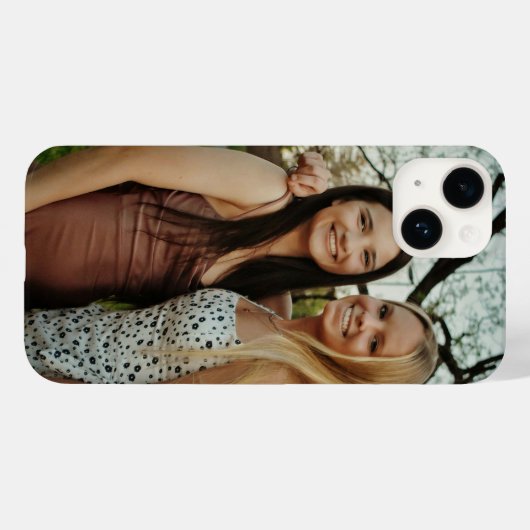 Je eigen aangepaste foto toevoegen Case-Mate iPhone case (Achterkant (horizontaal))