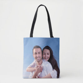 Je eigen aangepaste foto toevoegen tote bag