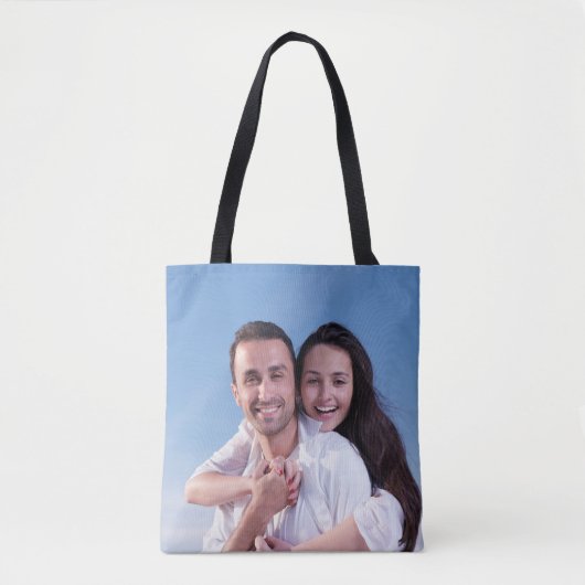 Je eigen aangepaste foto toevoegen tote bag (Voorkant)