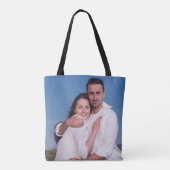 Je eigen aangepaste foto toevoegen tote bag (Achterkant)