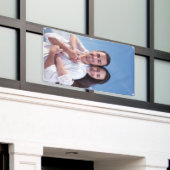 Je eigen aangepaste fotobanner toevoegen spandoek (Buitenkant Gebouw)