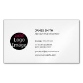 Je eigen Afbeelding aangepaste afbeelding toevoege Magnetisch Visitekaartje (Voorkant)