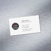 Je eigen Afbeelding aangepaste afbeelding toevoege Magnetisch Visitekaartje (Voorbeeld)