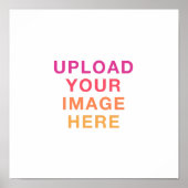 Je eigen Afbeelding foto leeg Poster (Voorkant)