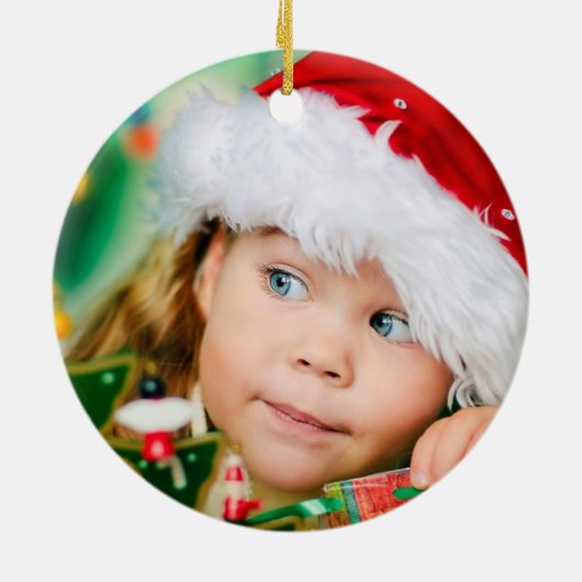 Je eigen Afbeelding toevoegen - Aangepaste Afbeeld Keramisch Ornament (Achterkant)