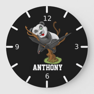 Je eigen Baby Panda personaliseren Grote Klok