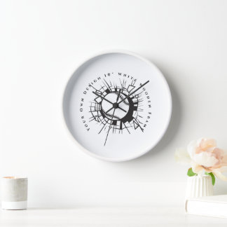 Je Eigen Creatie 10" Witte Houten Lijst Wand