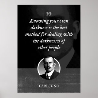 Je eigen duisternis kennen is de beste methode voo poster