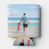 Je eigen foto en/of tekst toevoegen blikjeskoeler (Achterkant)