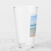 Je eigen foto en/of tekst toevoegen glas (Rechts)