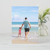 Je eigen foto en/of tekst toevoegen kaart (Staand voorkant)