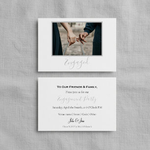 Je eigen foto, geënquêteerde advertentiekaart bedankkaart