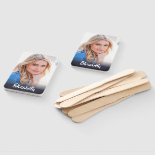Je Eigen Foto Monogram Afstuderen Handwaaier