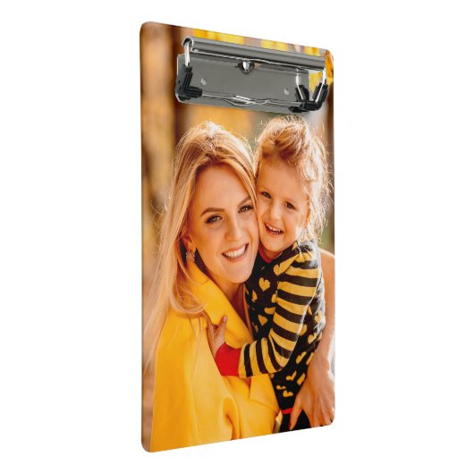 Je eigen foto toevoegen mini klembord (Schuin)