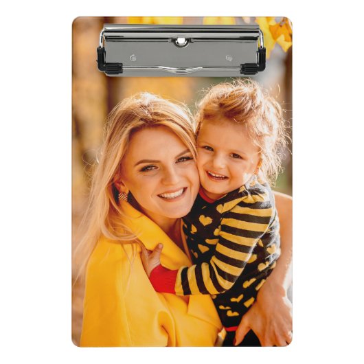 Je eigen foto toevoegen mini klembord (Voorkant)