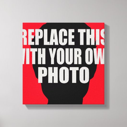 je eigen foto toevoegen / uploaden canvas afdruk (Voorkant)