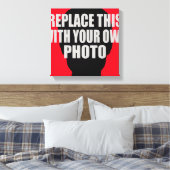 je eigen foto toevoegen / uploaden canvas afdruk (Insitu (Slaapkamer))
