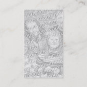 Je eigen foto toevoegen visitekaartje (Achterkant)