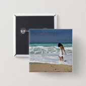 Je eigen foto. vierkante button 5,1 cm (Voorkant /achterkant)