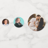 Je eigen foto's aangepaste gouden bruiloft confetti (Voorkanten)