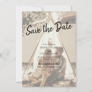 Je eigen foto's gaan over het huwelijk save the date