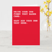 Je eigen gepersonaliseerde tekst gebaseerde grappi kaart (Gele Bloem)