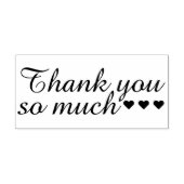 Je eigen Gezegde en boodschap: DANK JE ZO VEEL Rubberstempel (Afrduk)