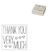 Je eigen Gezegden en berichten: DANK JE ERG Rubberstempel (Gestempeld)