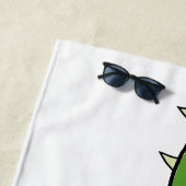 Je eigen hoogwaardige zwarte logo handdoeken (In situ)