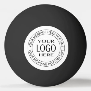 Je eigen logo & aanpasbare cirkeltekst pingpongballen