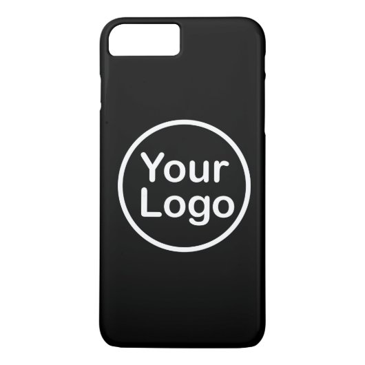 Je eigen Logo toevoegen | Zwarte achtergrond Case-Mate iPhone Case (Achterkant)